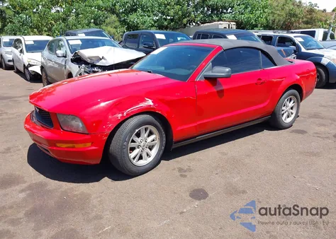 2007 Ford Mustang V6 Deluxe/V6 Premium из США, поврежденный, VIN 1ZVFT84N475282577